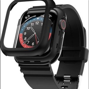 Apple Watch Series SE /4 /5 /6 44mm Watch Band Case with Screen Protector